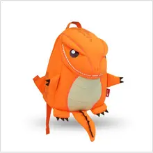 Nohoo orange green dragon kids bebé de la historieta mochilas escolares a prueba de agua 3d animales mochila para niñas niños mochilas escolares para los adolescentes