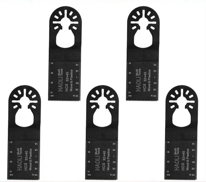 5 pcs 32mm quick change oscillating tool saw blade for most brands of