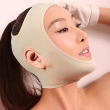 Деликатная бандажная повязка для похудения, форма ремня для ухода за кожей и лифта, двойная маска для лица и подбородка, подтягивающая лицо