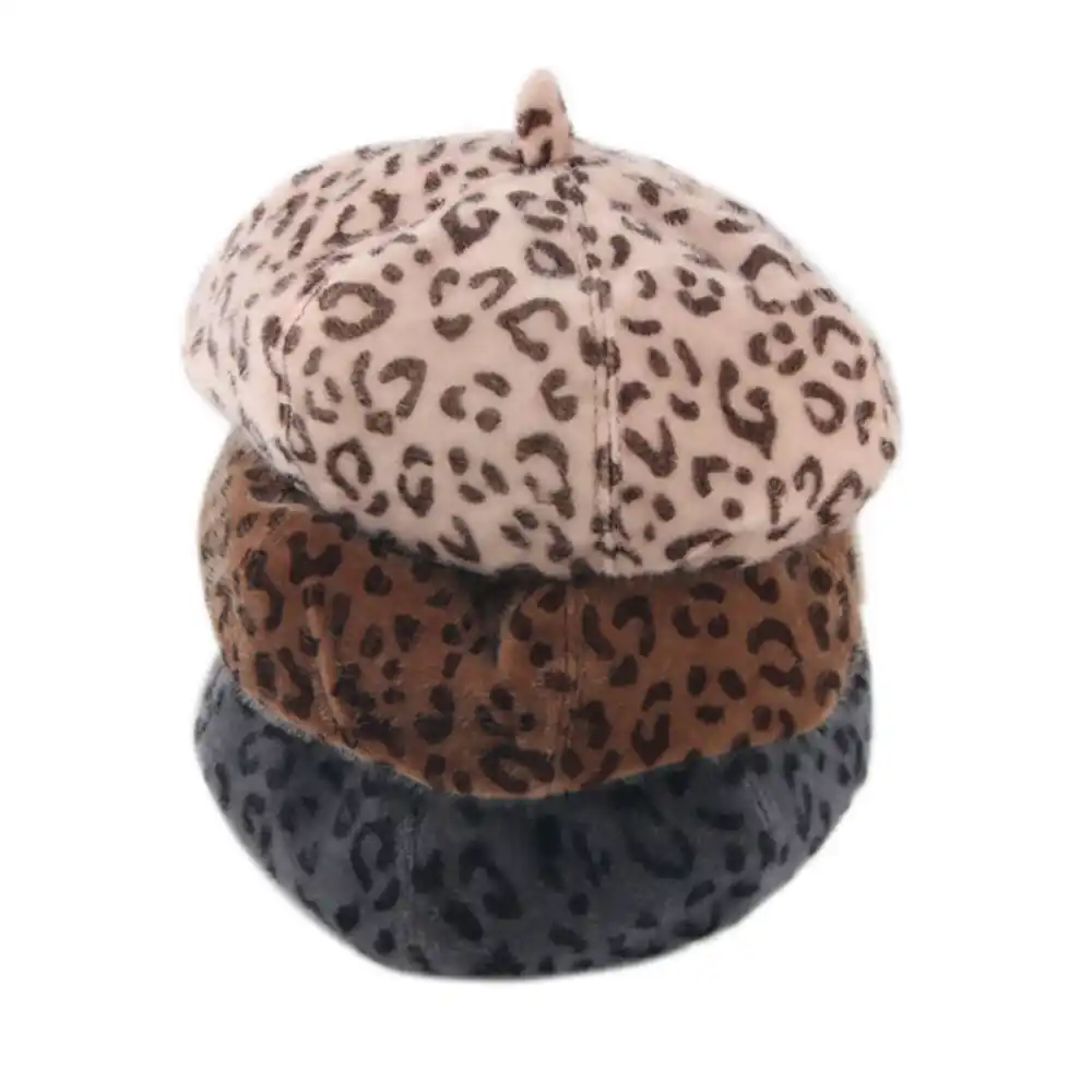 Kancoold Autumn Winter 2018 Fashion Visor Leopard Hat Vintage Casual Sunhat Beret Cap For Women England Style Flat Cap Pj1026 Aliexpress