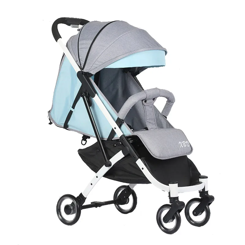 abdo Portable Folding Lightweight Baby Stroller Travel Pushchair Can Sit and Lie Baby Carriage Pram Luxury Kids Stroller