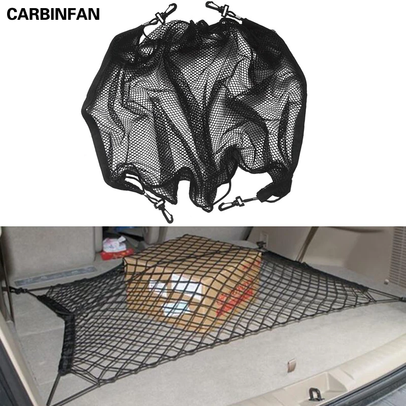 

Accessories Car Trunk Rear Storage Cargo Network trunk Luggage net Elastic Mesh Cover For hyundai ix25 creta 2017 2018