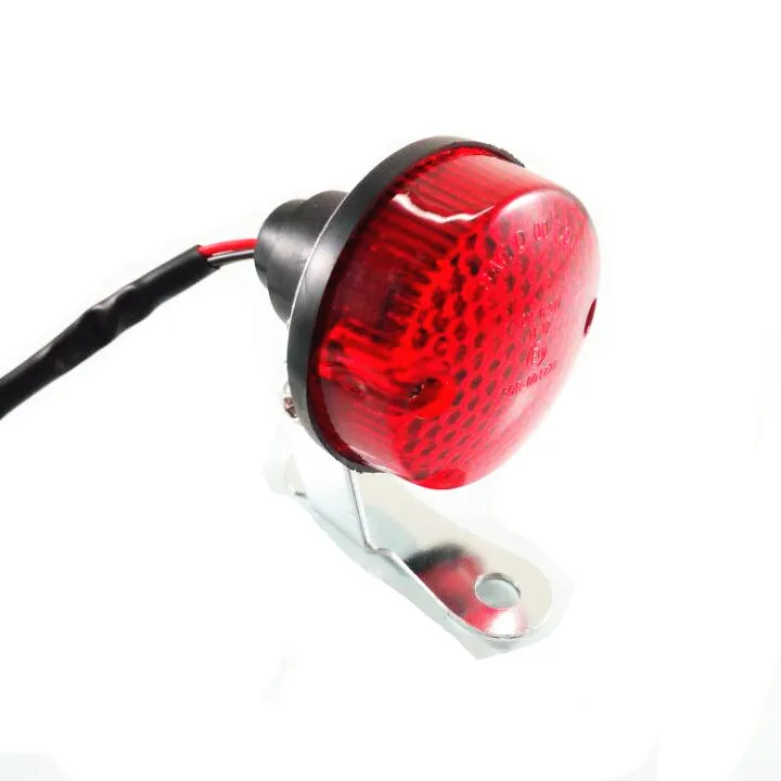 

Motorcycle Universal LED Vintage Tail Brake Rear Running Light Lamp Cruiser Chopper Old School Cafe Racer Bobber Custom