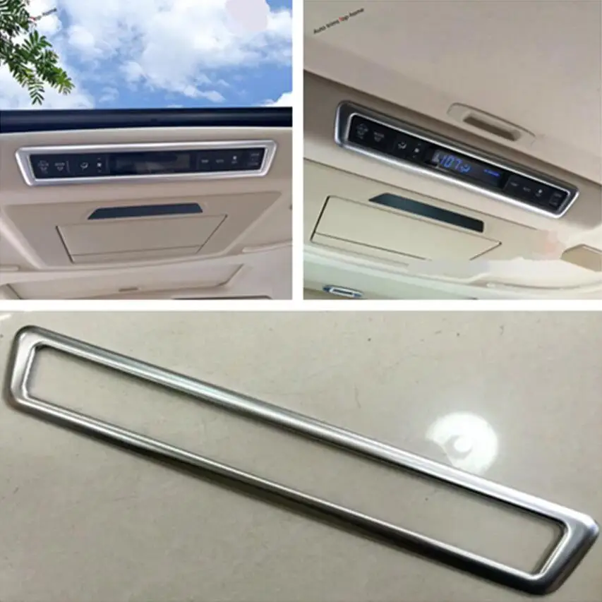 

Yimaautotrims Rear Roof Air Conditioning Panel Cover Trim Fit For Toyota Alphard / Vellfire AH30 2016 - 2019 Interior Mouldings