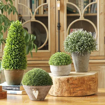 

Simulation flower sets green plants potted desk decorations decorative ornaments