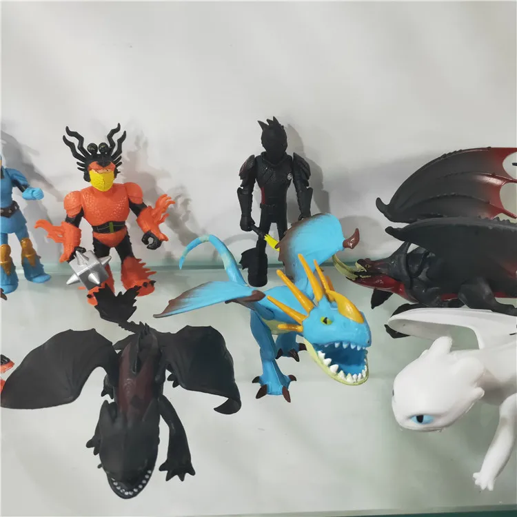 8cm 8 Pcs/set How To Train Your Dragon Toothless Action Figure Light Fury Toothless Toys for Children's Birthday Gifts 8cm 8 Pcs/set How To Train Your Dragon Toothless Action Figure Light Fury Toothless Toys for Children's Birthday Gifts