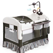 Детские брендовые кровати Valdera складные многофункциональные детские кровати ЕС Новорожденные путешествия кроватки