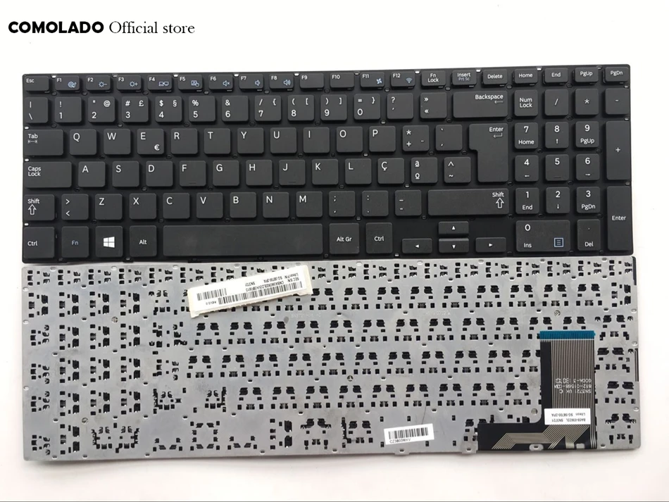 PO Portugal Keyboard for Samsung 370R5E 370R5V NP370R5V 510R5E 450R5E 450R5V Black Laptop Keyboard PO layout