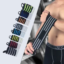 1 шт. регулируемый браслет эластичные бинты для запястья повязки для тяжелой атлетики Powerlifting тренажерный зал дышащие нарукавные повязки Спорт 8 цветов