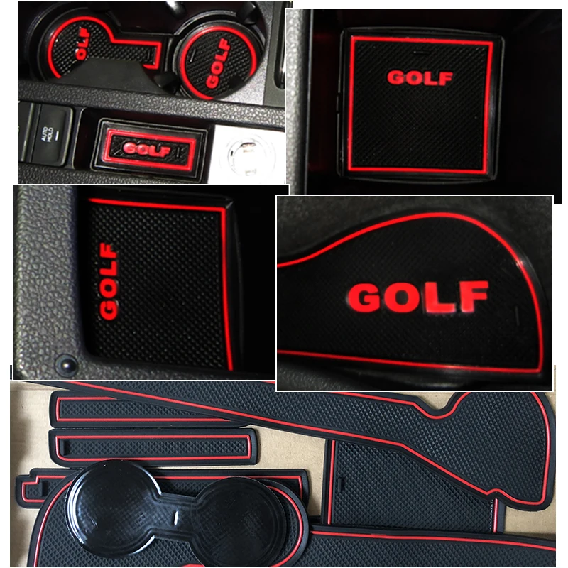 Anti-Slip Gate Slot Mat Rubber Coaster for VW Golf 7 MK7 2013 2014 2015 2016 2017 2018 2019 Volkswagen Accessories Car Stickers Anti-Slip Gate Slot Mat Rubber Coaster for VW Golf 7 MK7 2013 2014 2015 2016 2017 2018 2019 Volkswagen Accessories Car Stickers