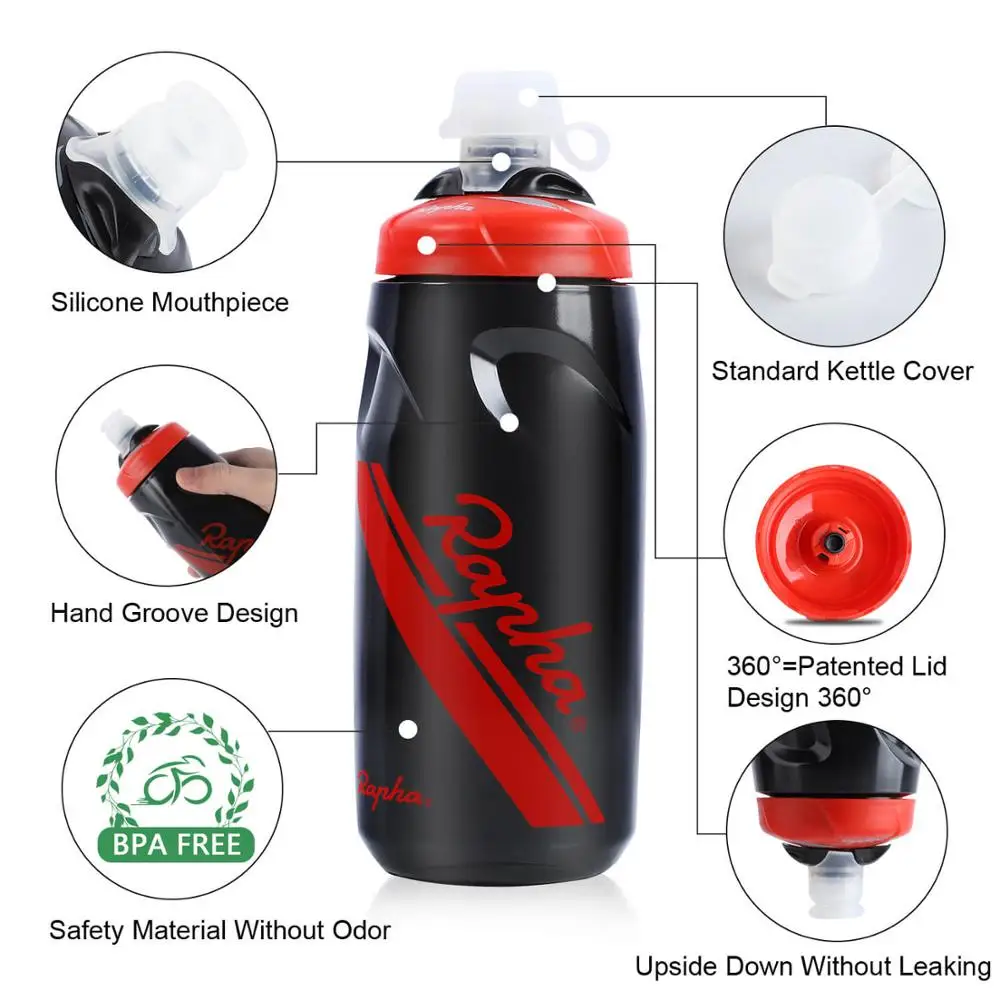 رافا 620 مللي المحمولة زجاجة ماء للدراجة قابلة للقفل في الهواء الطلق رياضة الدراجات تشغيل تسلق المياه زجاجة MTB الطريق زجاجة ماء للدراجة