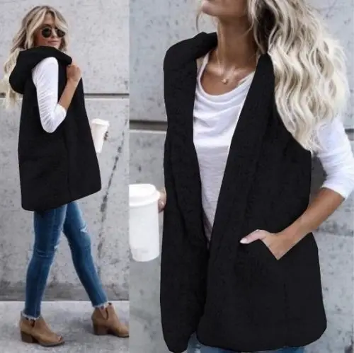 NEW-Womens-Winter-Faux-Fur-Waistcoat-Jacket-Coat-Sleeveless-Vest-Outwear-Hoodie