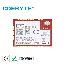 E70-868T14S2 ARM CC1310 868 МГц 25 МВт IPX отверстие для штампа IOT uhf беспроводной приемопередатчик приемник UART CC1310 модуль