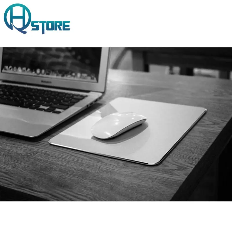 Aluminum Gaming Mouse Pad Metal Non Slip Thin Ergonomic Computer Mouse
