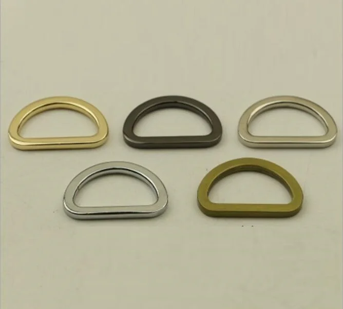 (20 pieces/lot) factory wholesale bag handbag inner diameter 2.5cmD shape belt link adjustment button metal accessories | Багаж и сумки