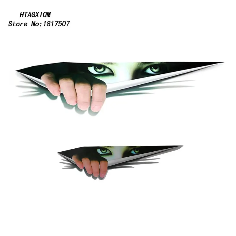 

2 Type Girl Eyes 3D Stickers Creative Modified Stickers Eyes Peeking Monster Waterproof Car Styling Sticker Decoration