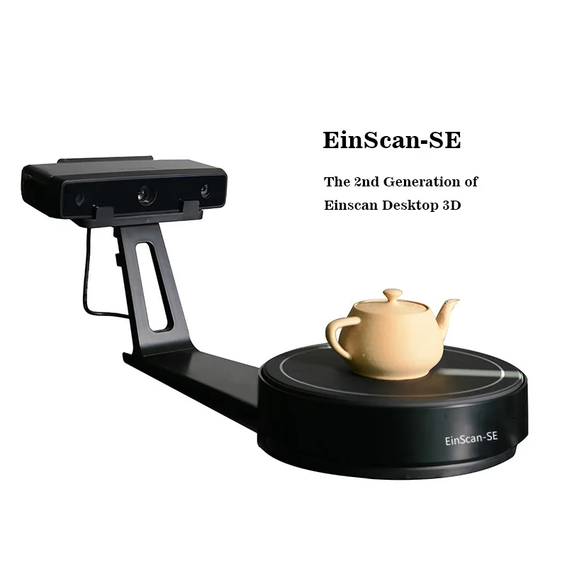 EinScan-SE الأبيض ضوء سطح المكتب 3D ماسحة ، 0.1 ملليمتر دقة ، 8 ثانية سرعة المسح الضوئي ، 700 ملليمتر مكعب ماكس تفحص حجم ، الثابتة/السيارات المسح وضع EinScan-SE الأبيض ضوء سطح المكتب 3D ماسحة ، 0.1 ملليمتر دقة ، 8 ثانية سرعة المسح الضوئي ، 700 ملليمتر مكعب ماكس تفحص حجم ، الثابتة/السيارات المسح وضع