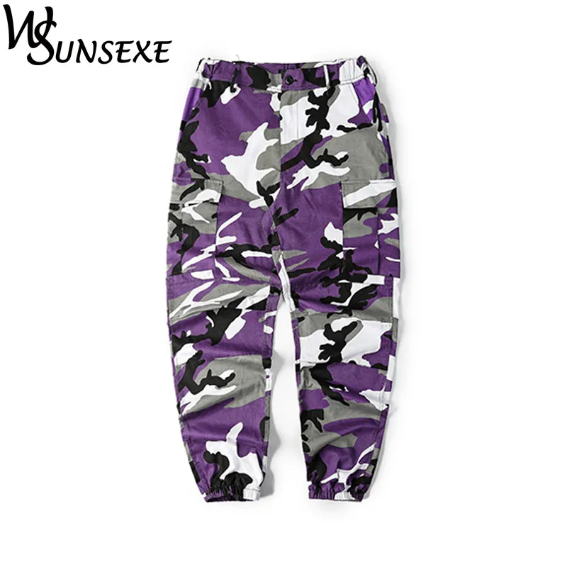 Pantaloni mimetici Uomini Donne Hip Hop Jogging Pant Casual Zipper Viola  Camo Cargo Pantaloni con Tasche Moda Streetwear Pantaloni|trousers with  pockets|cargo trouserscamouflage pants men - AliExpress