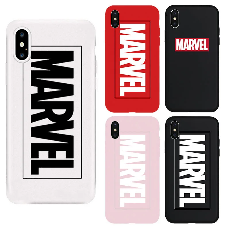 

MARVEL Hero Culture Soft Matte Case for iPhone X XS MAX XR 7 8 Superman Phone Cover for iPhone 7 8 Plus 6 6s Coque Shell Fundas