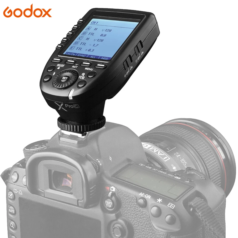  Godox Xpro Series Flash Trigger Transmitter Xpro-C/N/S/F/O for all Type Camera for Canon Nikon Sony