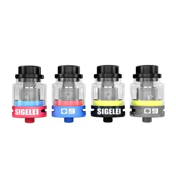 

Original Sigelei O9 Subohm Tank 2ml Capacity 24.5mm Atomizer with Top Filling & Bottom Airflow Optimal Flavor & Huge Cloud Vape