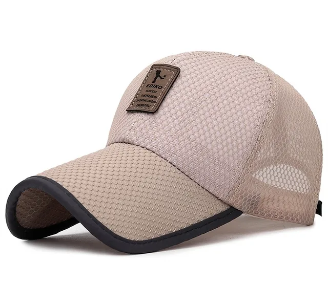 brim full net baseball cap outdoor breathable shade mesh cap men and
