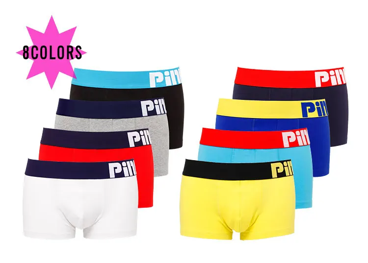 Hot sale PINK HERO men underwear Hot Cheap New Style Cotton Color Together Men's Brand Boutique Underwear Wholesale Boxer