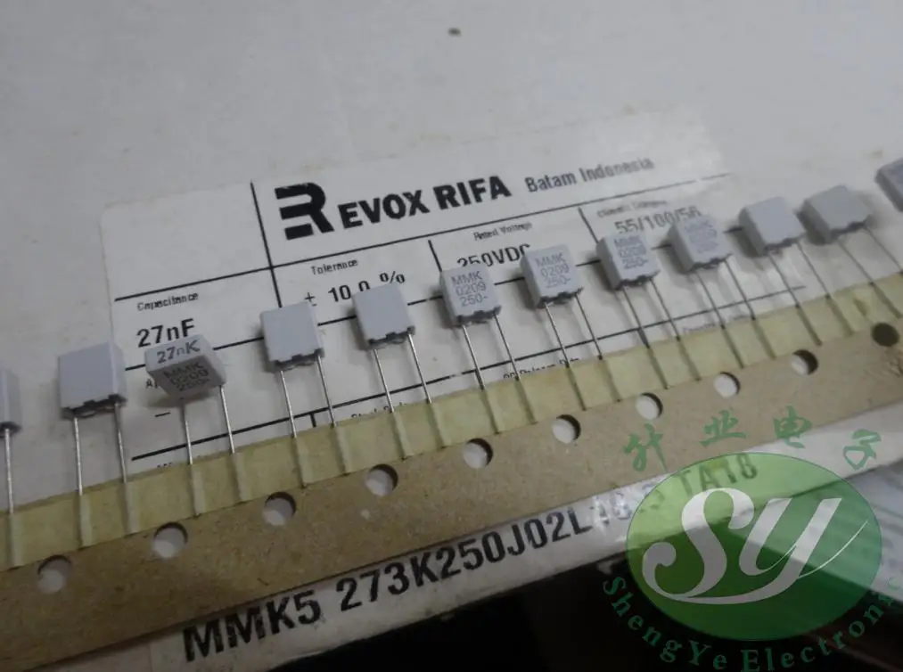 

2018 hot sale 30PCS/50pcs EVOX MMK5 0.027uf/250v 27nf 273 new row with film capacitor 5MM audio capacitor free shipping