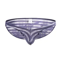 Сексуальные мужские плавки, нижнее белье, шорты, Cueca с рисунком принцесса Клубничка полосатые сетчатые трусики с низкой талией Твердые U удо...