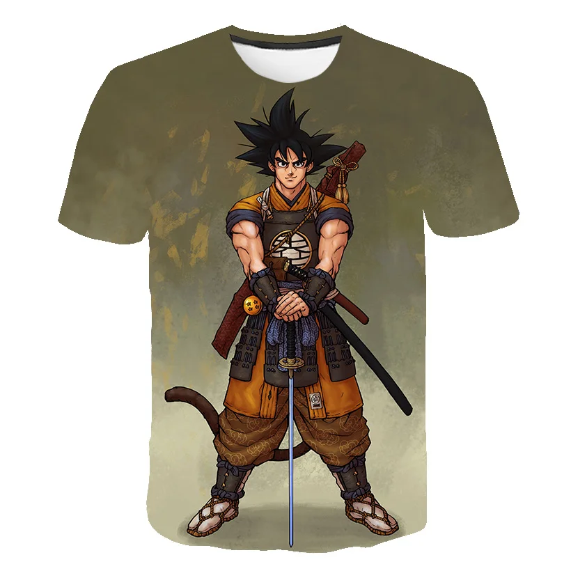 

Dragon Ball Z Men's Summer T-shirts 3D Printing Super Saiyan Kid Son Goku Black Zamasu Vegeta Jiren Dragonball T Shirt Tops Tees