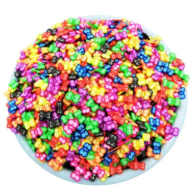 50 г/пакет клейкие аксессуары глина разбрызгивает украшение для слизи наполнитель глина "сделай сам" поставки бутафорский торт десерт частицы грязи игрушка - Цвет: S8