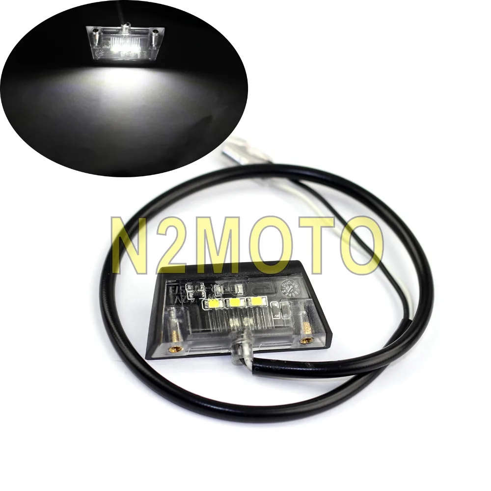 EMARK E13 White LED SMD Chip Motorcycle License Plate Light Backup