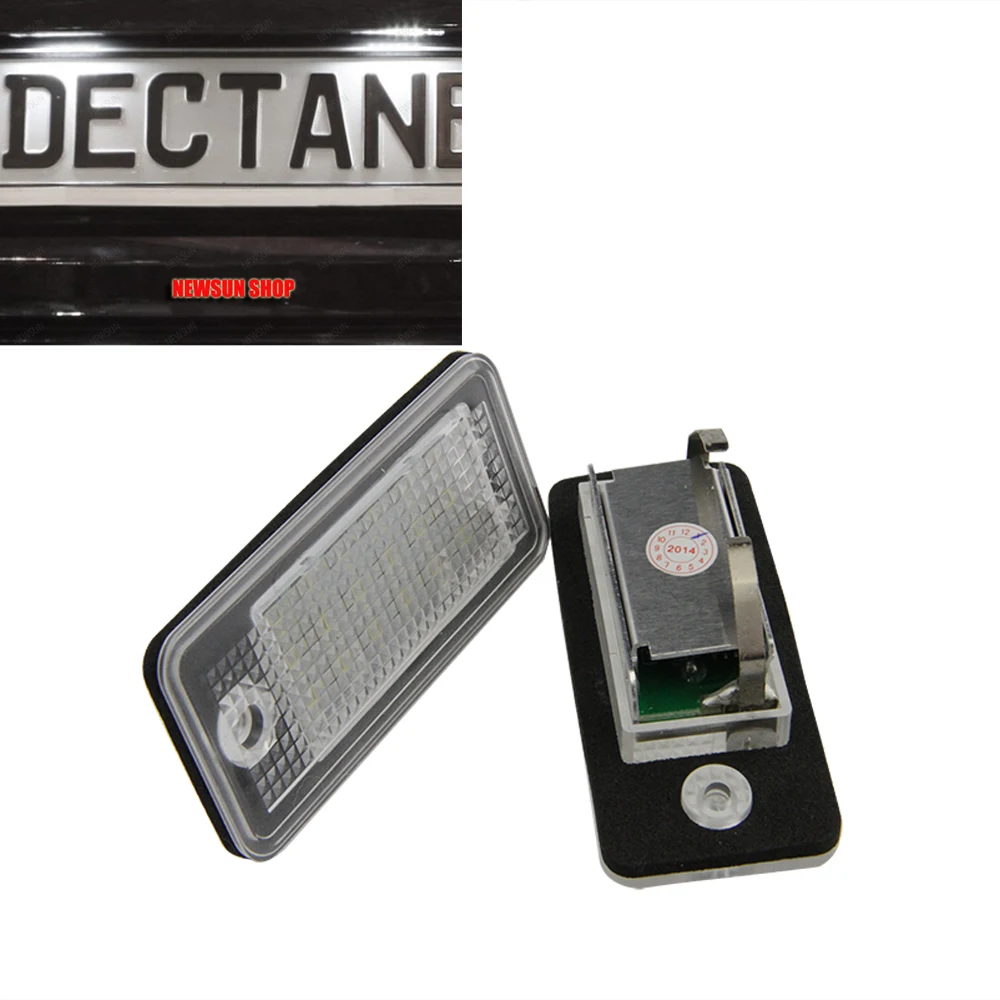 Free ship High Power canbus 18 SMD LED License Plate Lights for Audi A3