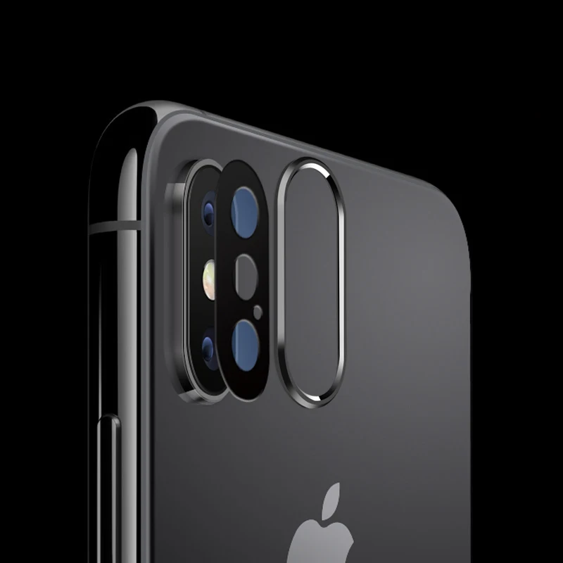 Защитная пленка для объектива задней камеры iPhone XS Max 6D из закаленного стекла +