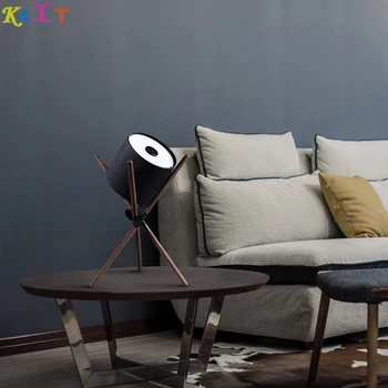 

ASCELINA Led wood floor lamp Tripod American Loft Adjustable Bedside for living room