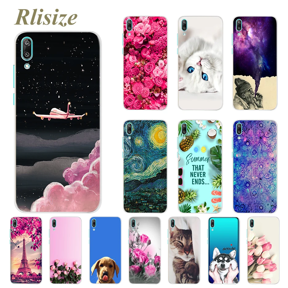 Phone Case For Huawei Y7 Pro 2019 Ultra Thin Silicone Soft Cover Bumper Funda | Мобильные телефоны и аксессуары