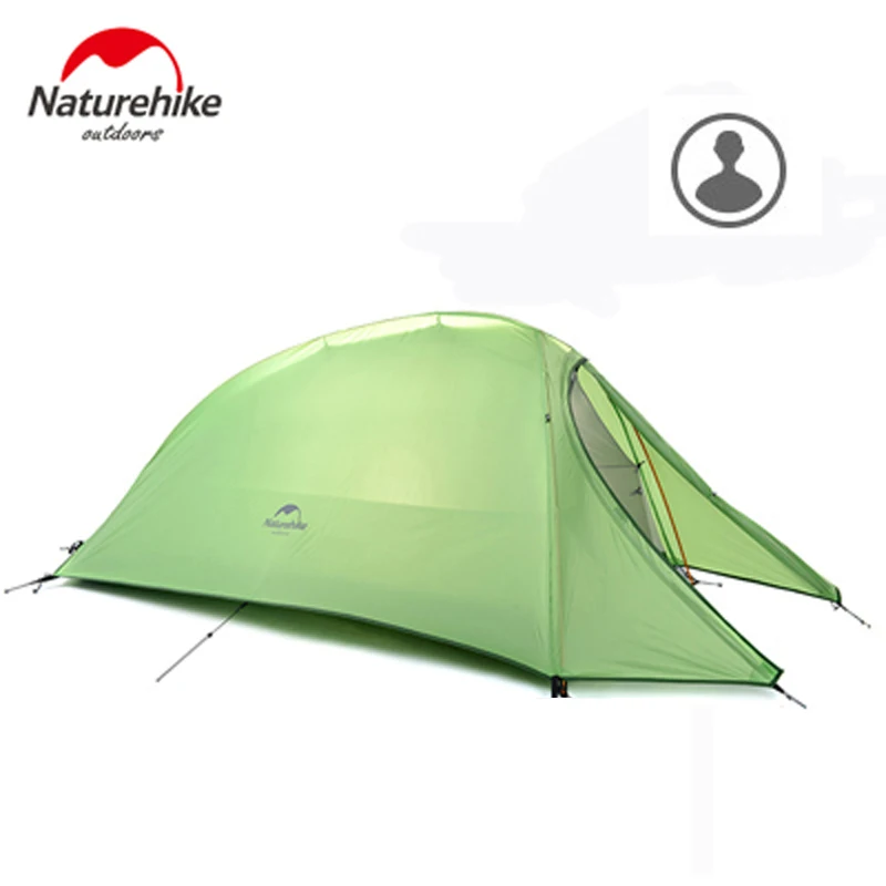 

NatureHike Outdoor Portable Double-layer Camping Tent Camouflage for 1 Person Lightweight Waterproof PU8000mm For 4 seasons