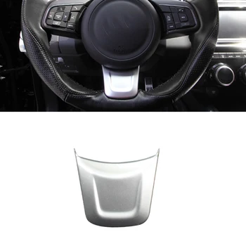 

ABS Matte For Jaguar F-PACE 2016 2017 2018 accessories Car Steering wheel Button frame Cover Trim Sticker Car Styling 1pcs