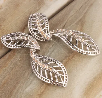 

Cheerful Leaf Champagne Orange Morganite Multigems Silver Plated Argent Drop Dangle Earring S5421