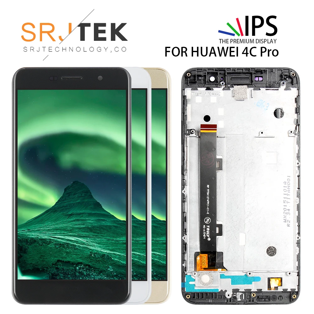 

ORIGINAL 5.0'' LCD Display For HUAWEI Honor 4C Pro TIT-L01 LCD Touch Screen with Frame For HUAWEI Y6 Pro Display Replacement