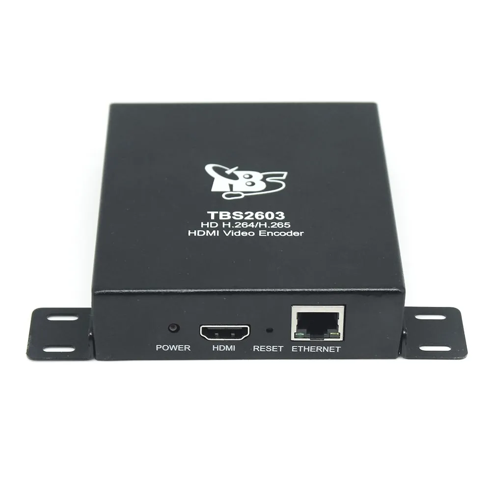 IP tv кодировщик TBS2603 HD H.264 H.265 HDMI видео кодировщик Поддержка HDMI вход для IP tv H.265 прямая трансляция