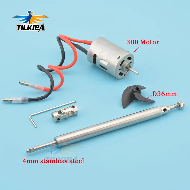 Een bezoek aan grootouders ik draag kleding Zinloos RC Boot 380 Motor met As + Propeller Kit Shaft Assembly Onderdelen voor DIY  RC Elektrische Boot Lengte L10 /13/15/20/25/30/35 cm - AliExpress Speelgoed  & Hobbies