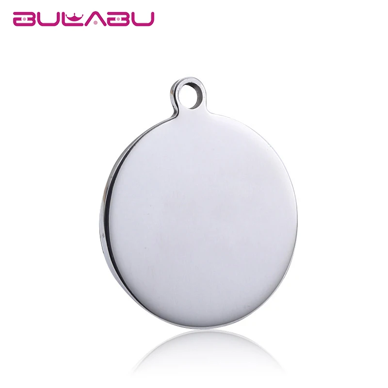 

Hot Sell Personalized Charms Signature Key Chain Pendants Round Tags Customize Creative Festival Gift Necklace Pendant