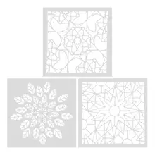 Творческий DIY Геометрия пирог Кофе полые расслаиваемые трафареты Шаблоны Скрапбукинг живопись декоративные инструменты