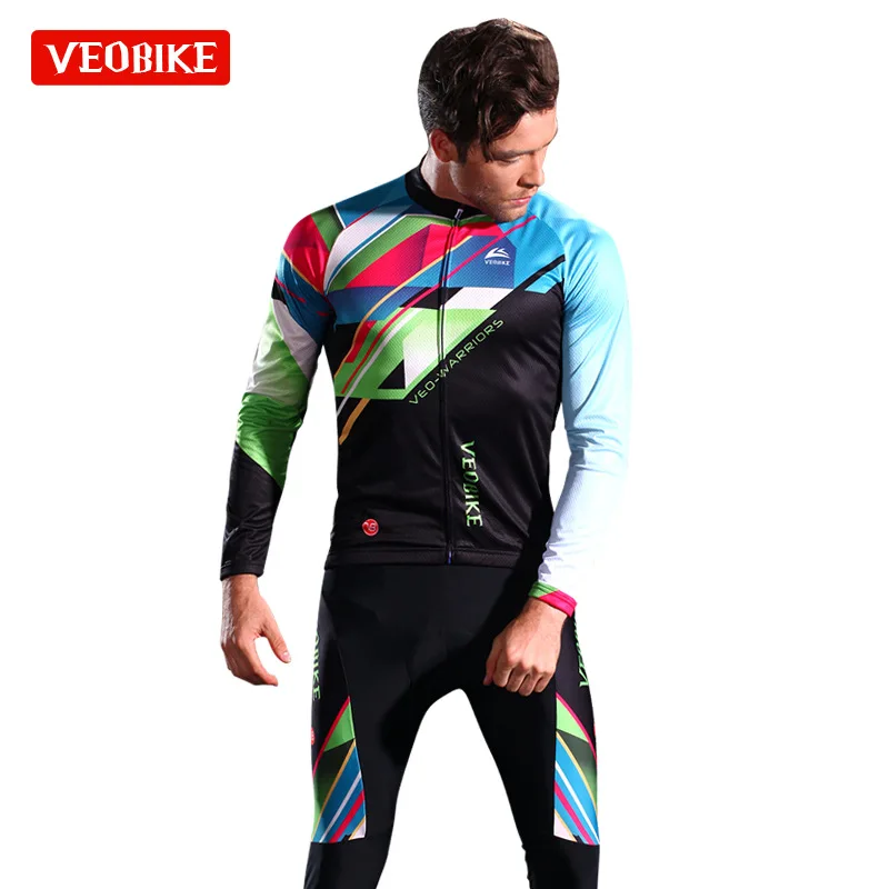 

VEOBIKE couples long sleeved riding suit spring and summer outdoor bicycle riding apparel