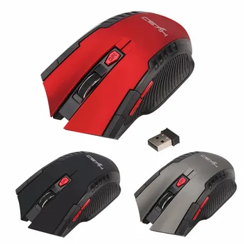 

1 Pc Fashion Cool Durable 2.4GHz 6-Button Wireless Optical Mouse for Home & Office & Computer & Game