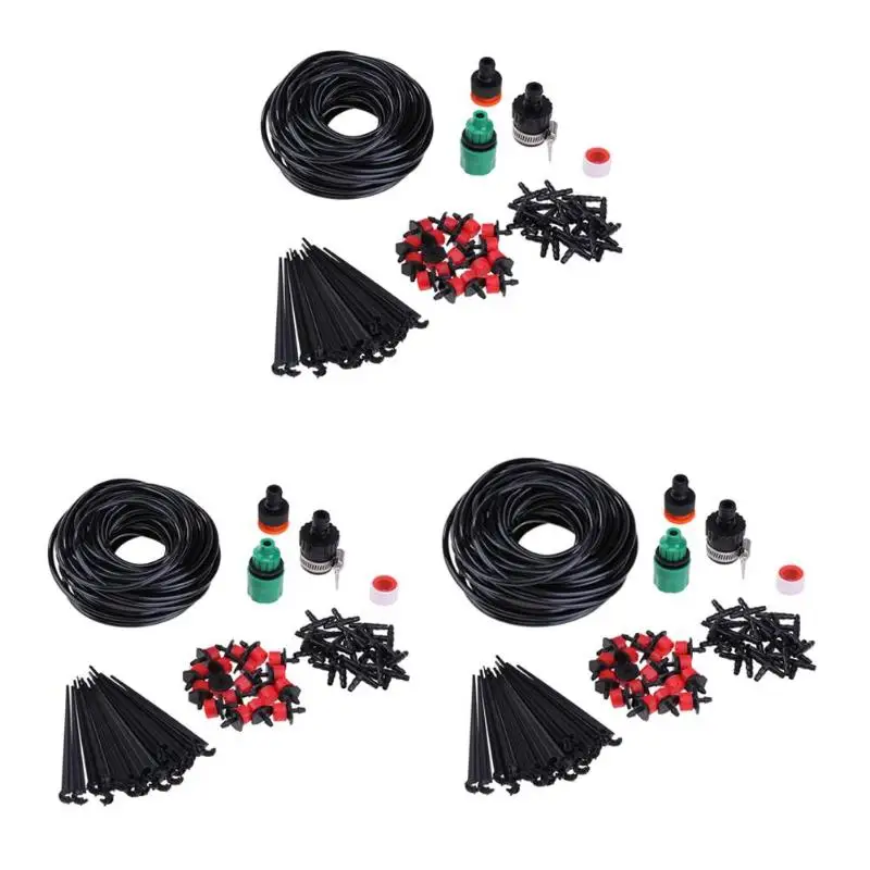 

Water Hose Micro Drip Irrigation System Automatic Sprinkler Watering Kit