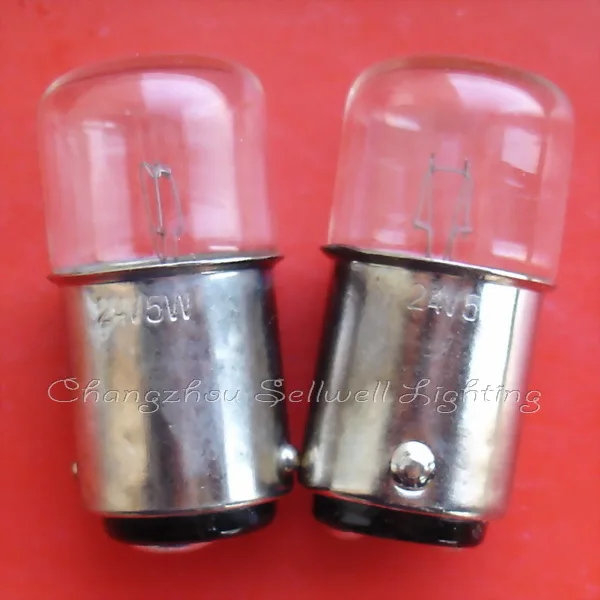Miniature bulb 24v 5w ba9 s t10x28 a028 high quality sellwell