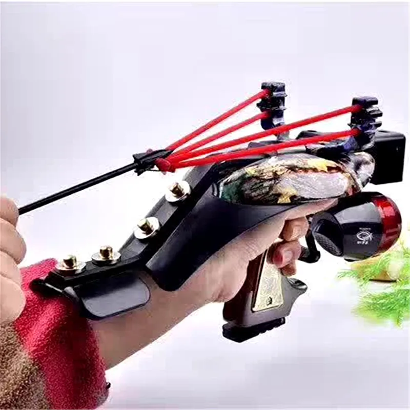

New Powerful Shoot Fishing Slingshot Hunting Suit combination high quality Catapult Functional Clamp Archer Shooter provexyz