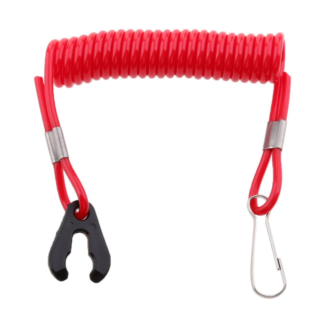 1 Piece Safety Tether Lanyard Kill Stop Switch For Boat Outboard Motor ATV Dirt Bike Scooter Snowmobile Motorcycles